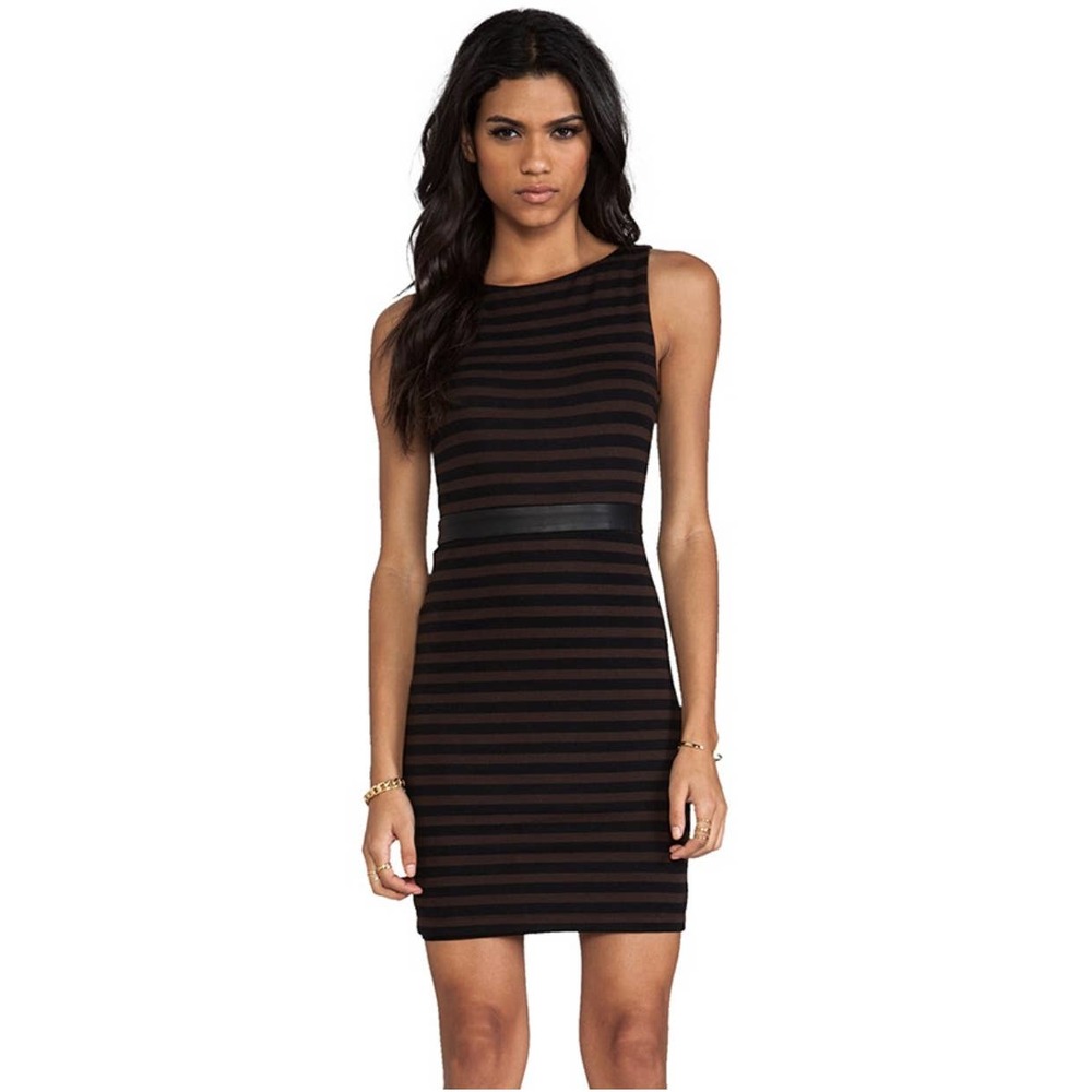 Alice + Olivia Bendey Striped Bodycon Mini Dress 4